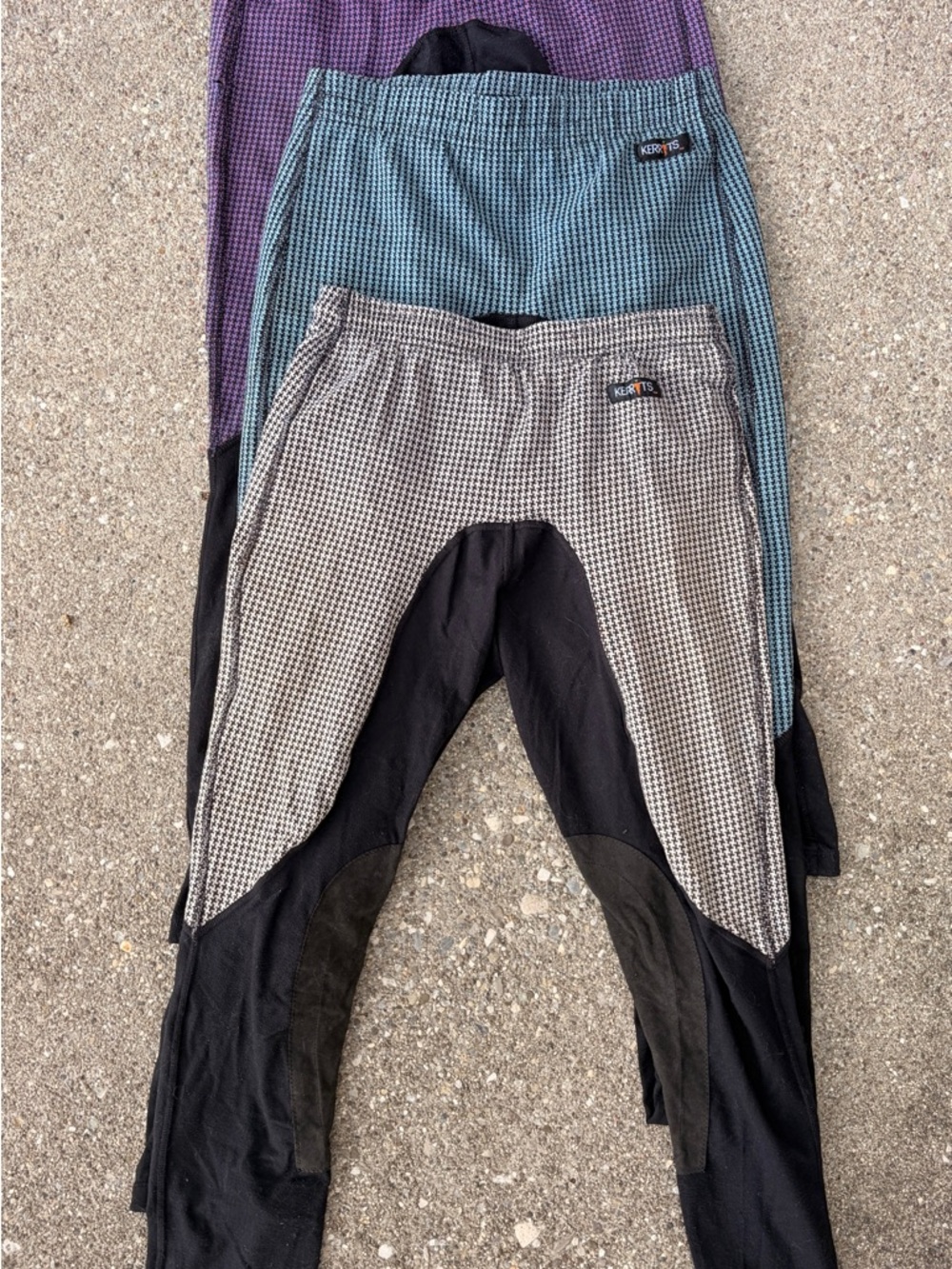 Kid’s Kerrits Riding Tights, Large- Bundle of 3 pairs